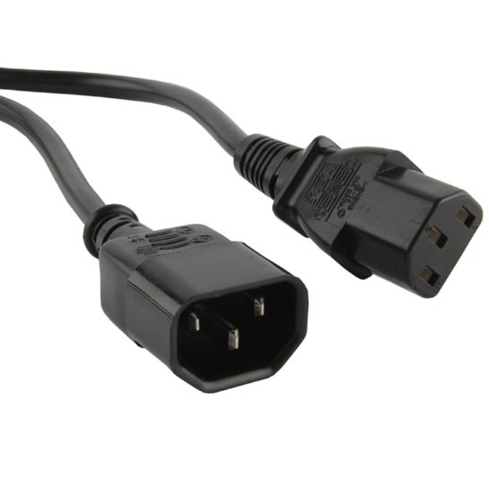 

Кабель питания C13-C14, 10А, 3 м, черный, Hyperline (PWC-IEC13-IEC14-3.0-BK)