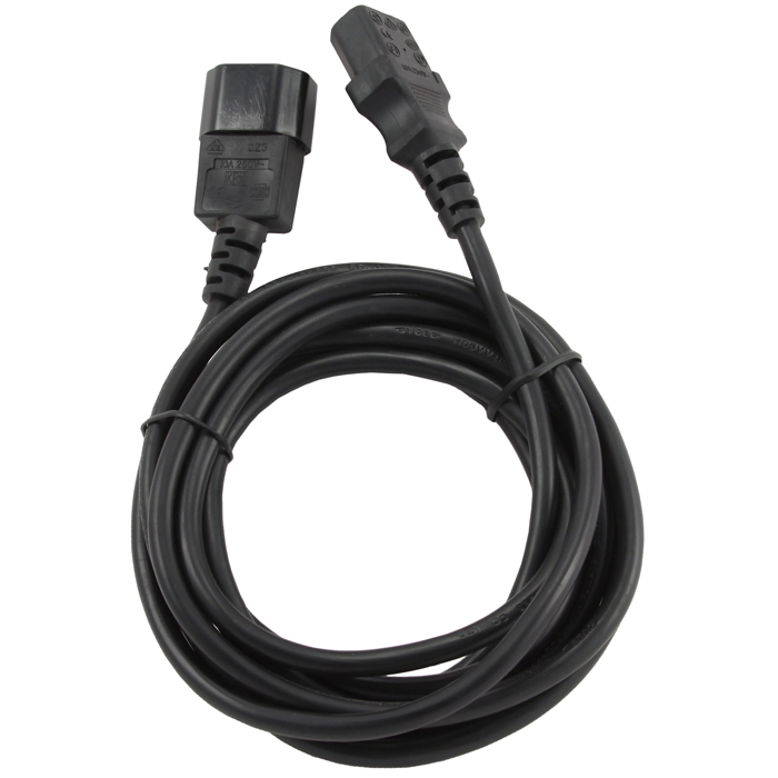 

Кабель питания IEC-320-C13-IEC-320-C14, 10A, 3м, черный Cablexpert (PC-189-VDE-3M)