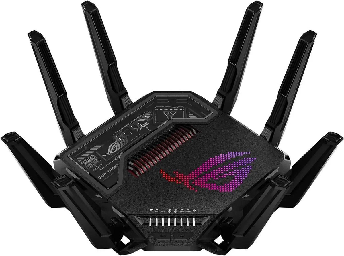 Wi-Fi роутер ASUS ROG Rapture GT-BE98, до 24.4 Гбит/с (GT-BE98)