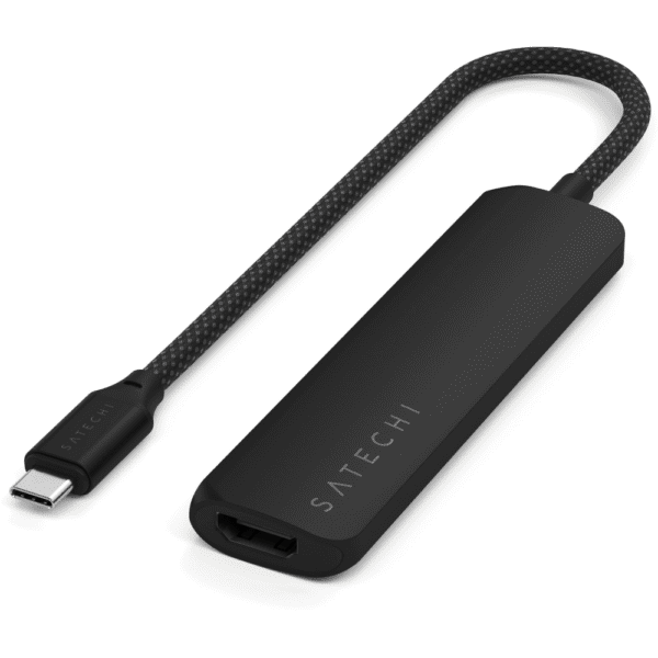 Док-станция Satechi Satechi 4-in-1 USB-C Slim Multiport Adapter, черный (ST-P4SK)