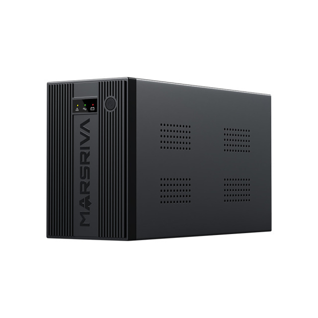 ИБП MARSRIVA MR-UF1500, 1500 В·А, 900 Вт, черный (MR-UF1500)