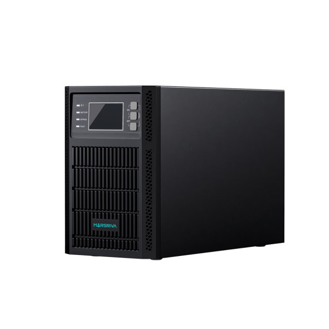 ИБП MARSRIVA Tower UPS MR-US1K, 1000 В·А, 1 кВт, черный (MR-US1K) (без аккумуляторов)