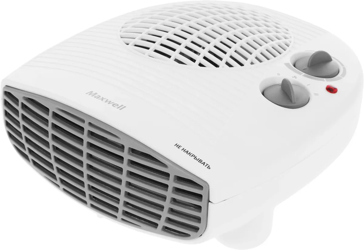 Тепловентилятор 2 кВт до 20 м², Maxwell MW-3456