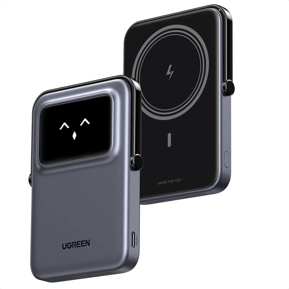 Портативный аккумулятор (Powerbank) UGREEN PB571, 5000 мА·ч, серый