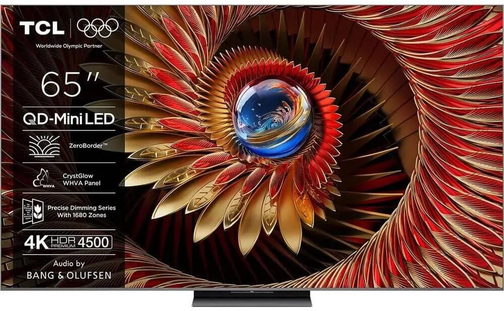 Телевизор 65" TCL 65C8K, 3840x2160, черный