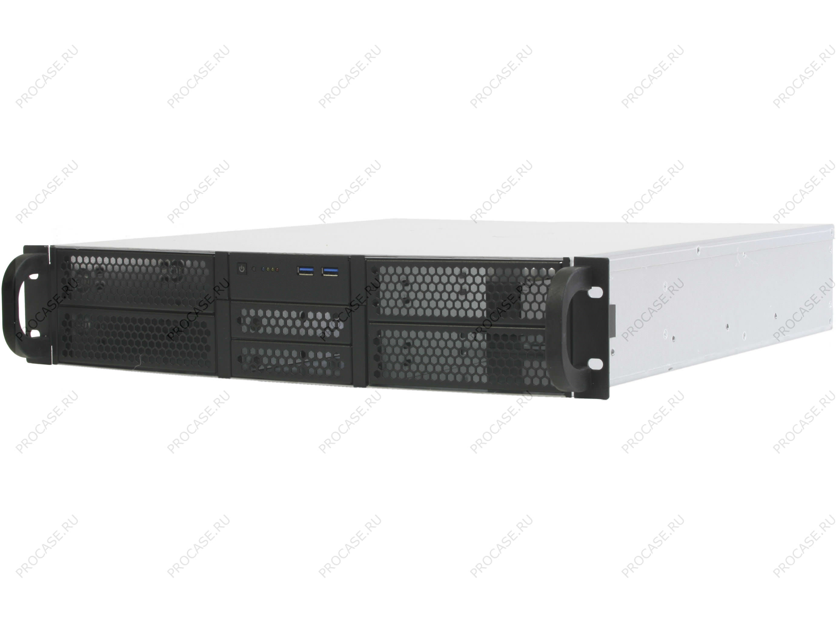 Корпус Procase, ATX, 2U RM, без БП (RE204-D4H2-FA-55)
