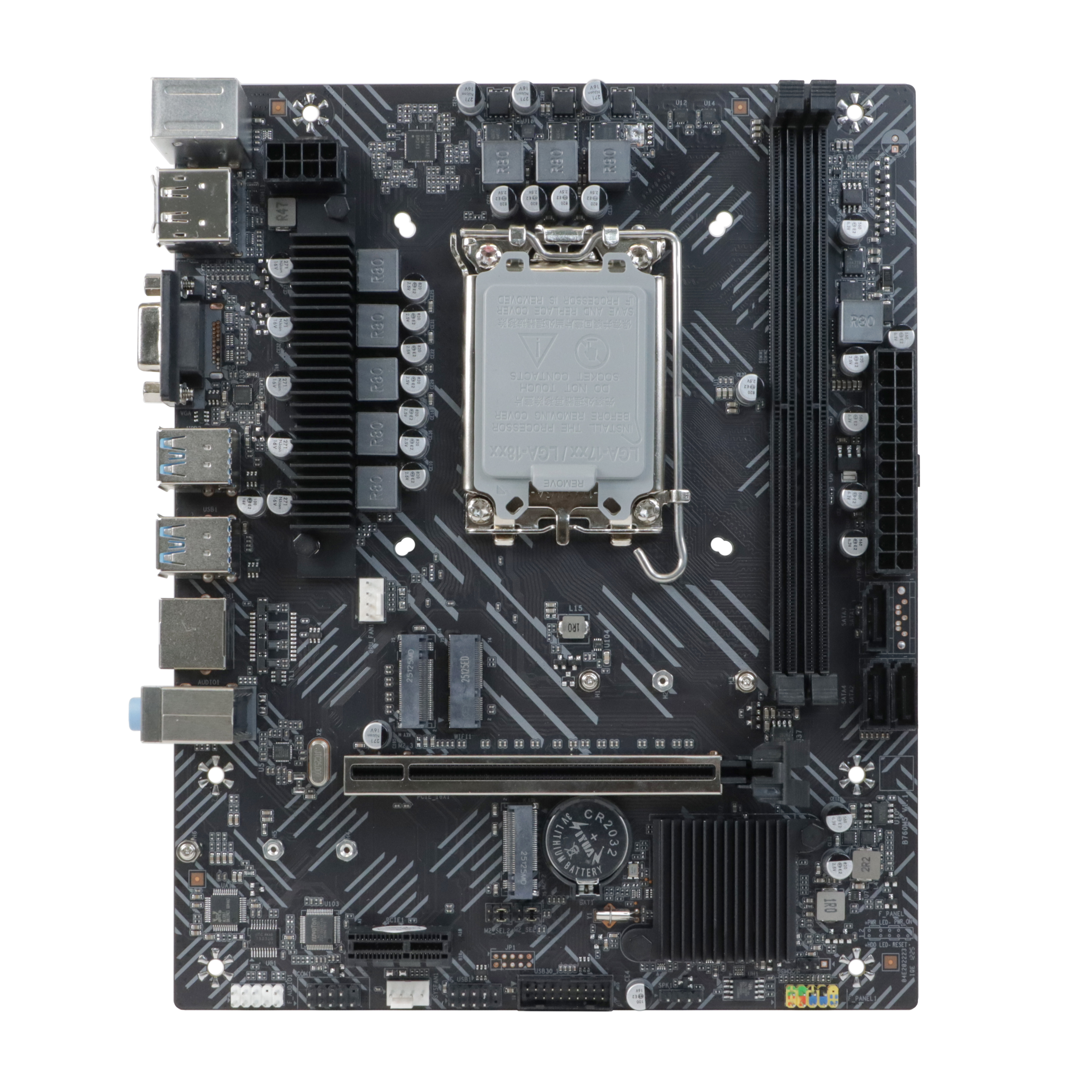Материнская плата BaseTech B760M-K D5, Socket1700, Intel B760, mATX