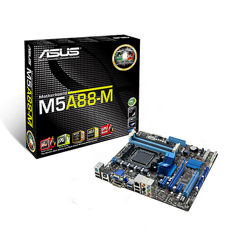 Материнская плата ASUS M5A88-M, SocketAM3+, AMD 880G, mATX