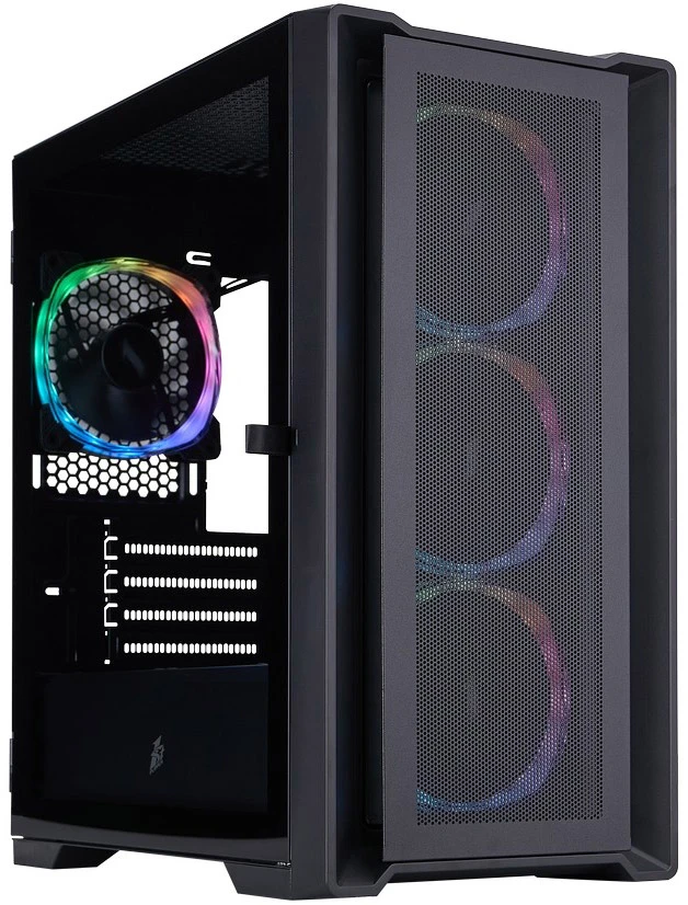 Корпус 1STPLAYER TRILOBITE T4, Mini-Tower, без БП, черный