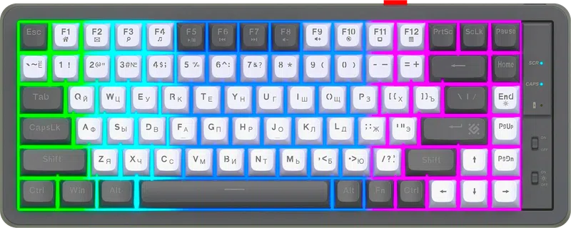 Клавиатура Defender Maro GK-325, USB, белый/серый (45325)
