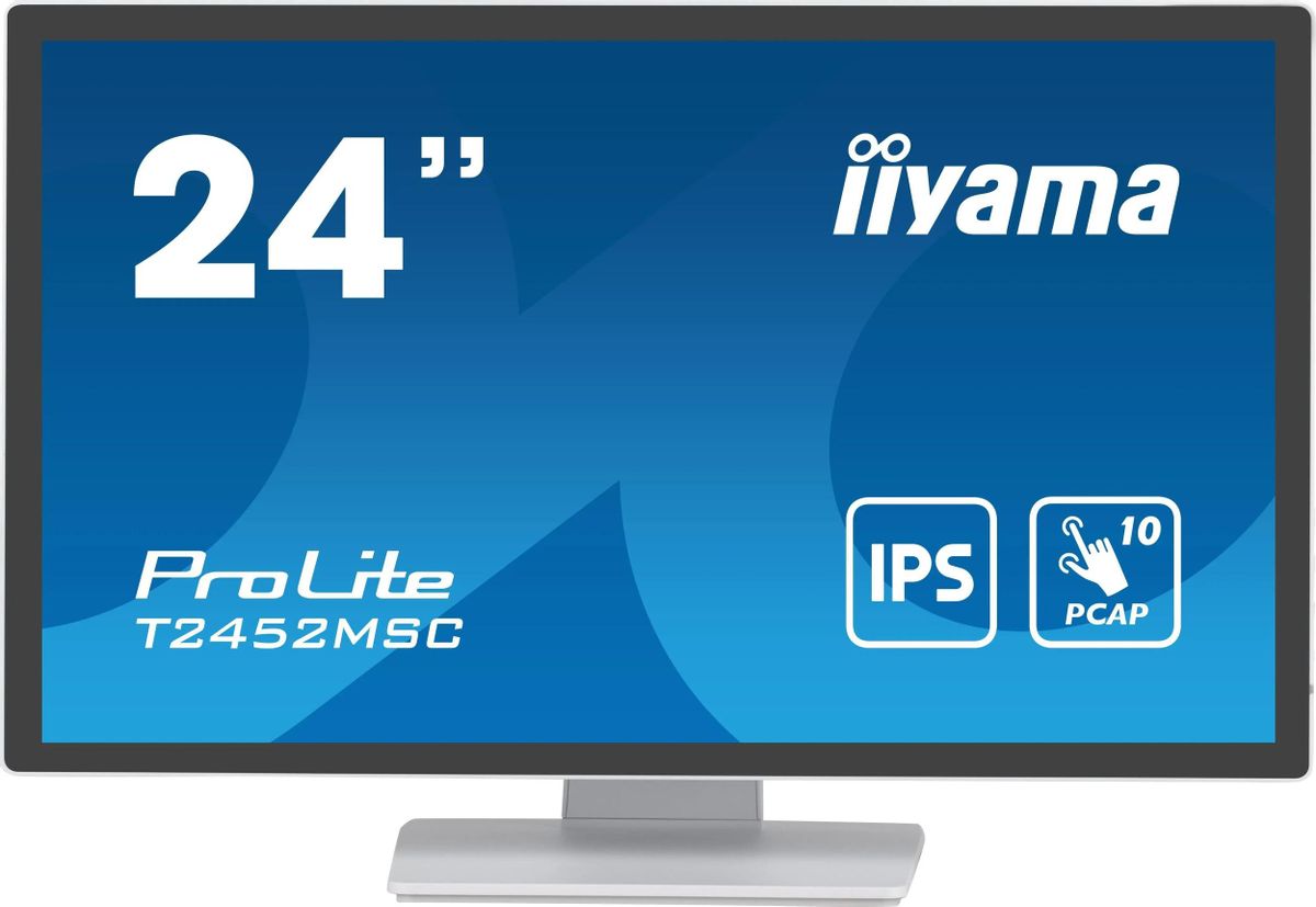 Монитор 23.8" Iiyama ProLite T2452MSC-W1 белый