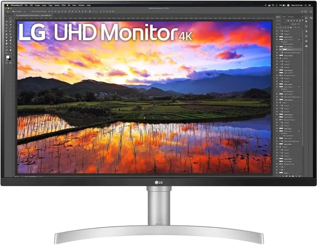 Монитор 31.5" LG 32UN650K-W белый