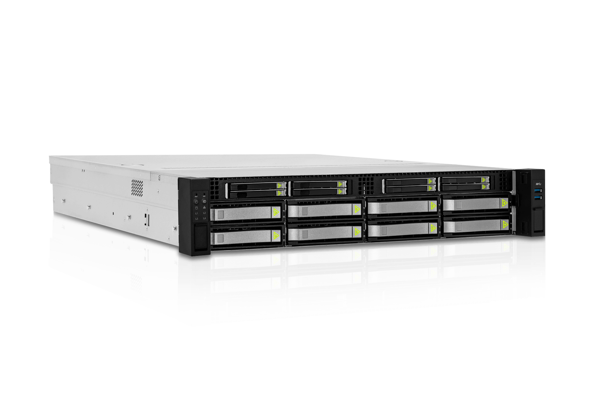 Корпус IN WIN IW-RS216-07, SSI EEB, 2U RM, Redundant 2x800 Вт (6184170)