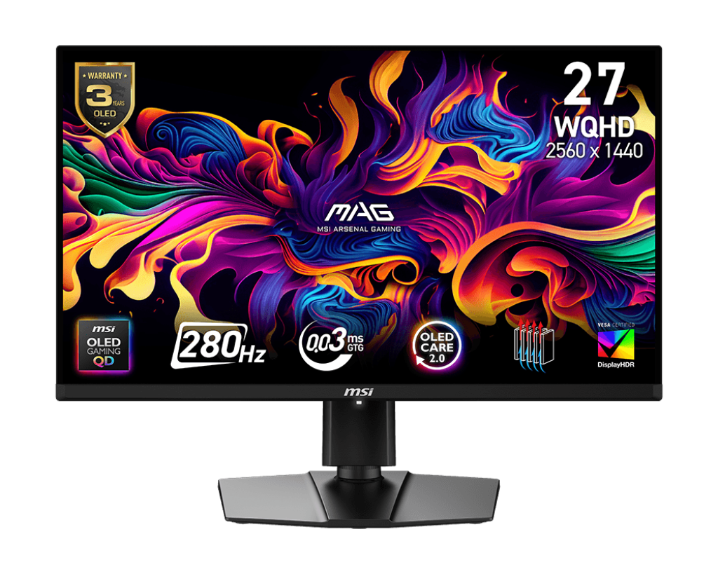 Монитор 26.5" MSI MAG 271QP QD-OLED X28 черный