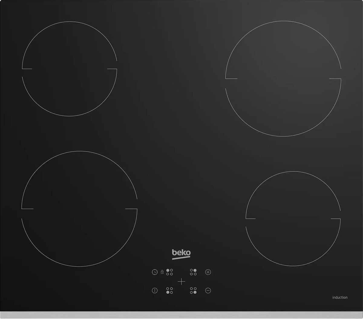 Индукционная варочная панель Beko HII6440RQTB 4 конфорки, черный