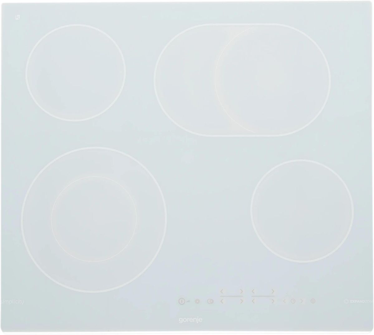Электрическая варочная панель GORENJE ECT643SYW 4 конфорки, белый