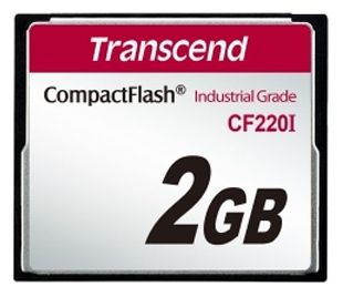 Карта памяти промышленная 2Gb CompactFlash Transcend (TS2GCF220I)