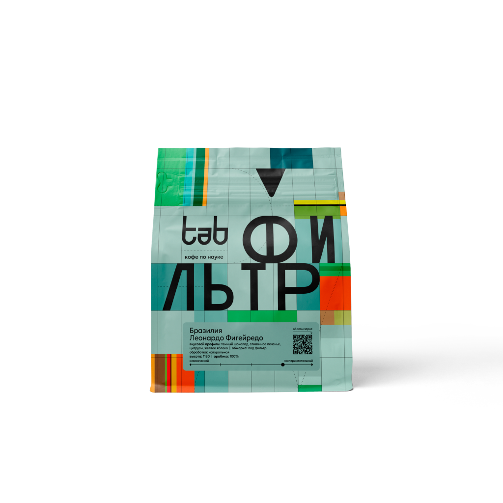 Кофе в зернах Tab Бразилия Леонардо Фигейредо, 200 г