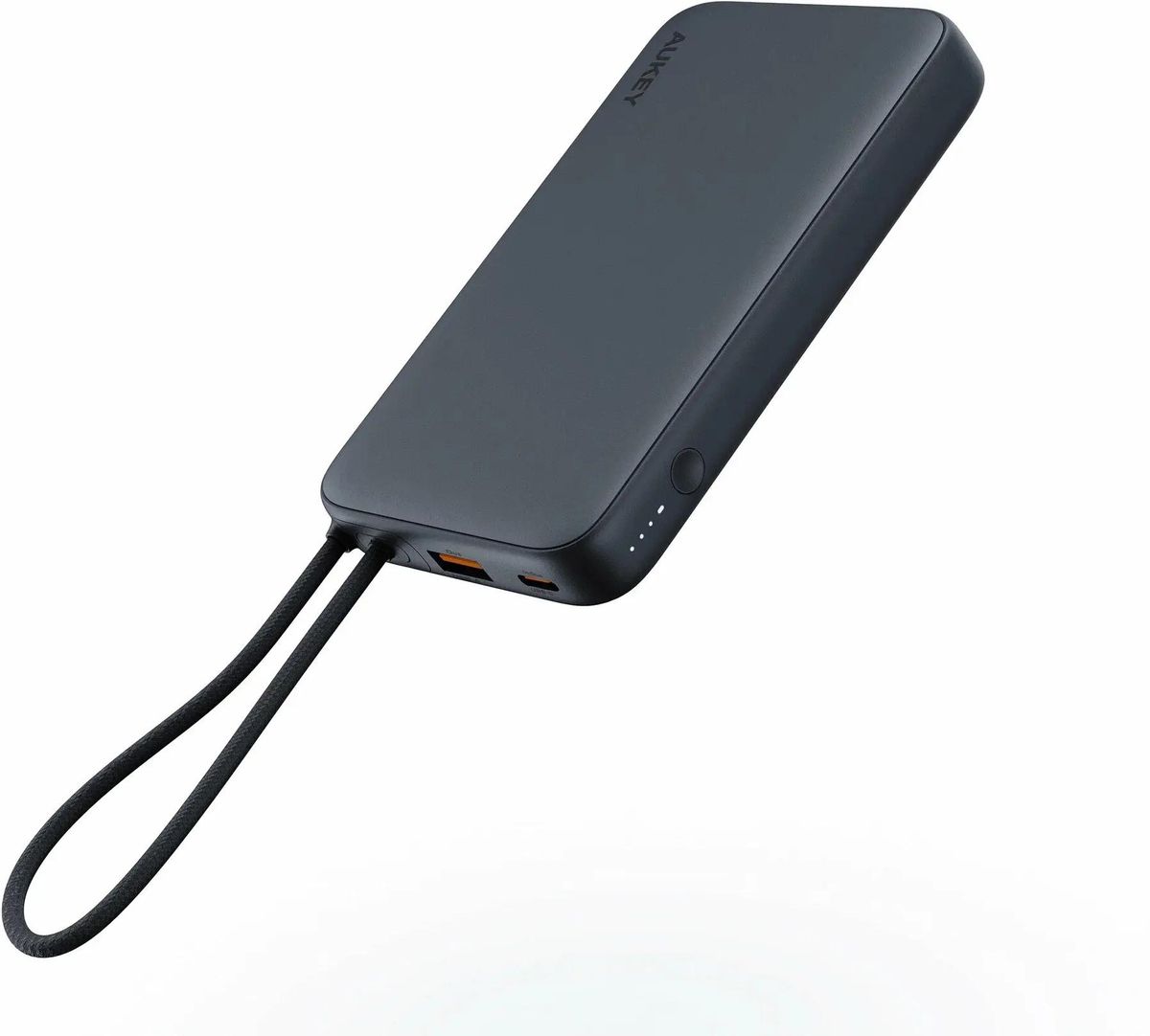 Портативный аккумулятор (Powerbank) Aukey Sprint Cable, 10000 мА·ч, серый