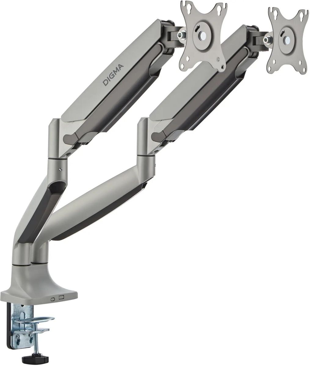 Кронштейн настольный для мониторов 17"-35", DIGMA D-MM302D, до 30 кг (D-MM302D)