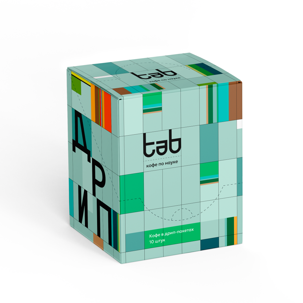 Кофе в дрип-пакетах Tab Эфиопия Оромия, оценка SCA 84, арабика 100 %, 10 шт. x 12 г