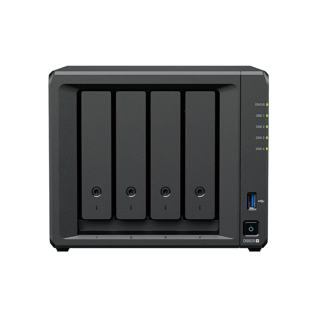 Сетевой накопитель (NAS) Synology DiskStation DS925+, слоты 4x3.5"/2.5" SATA3 (DS925+)