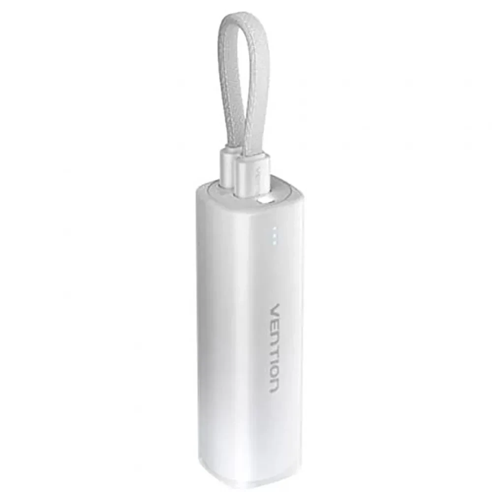 Портативный аккумулятор (Powerbank) Vention FHW, 5000 мА·ч, белый