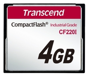 Карта памяти промышленная 4Gb CompactFlash Transcend (TS4GCF220I)