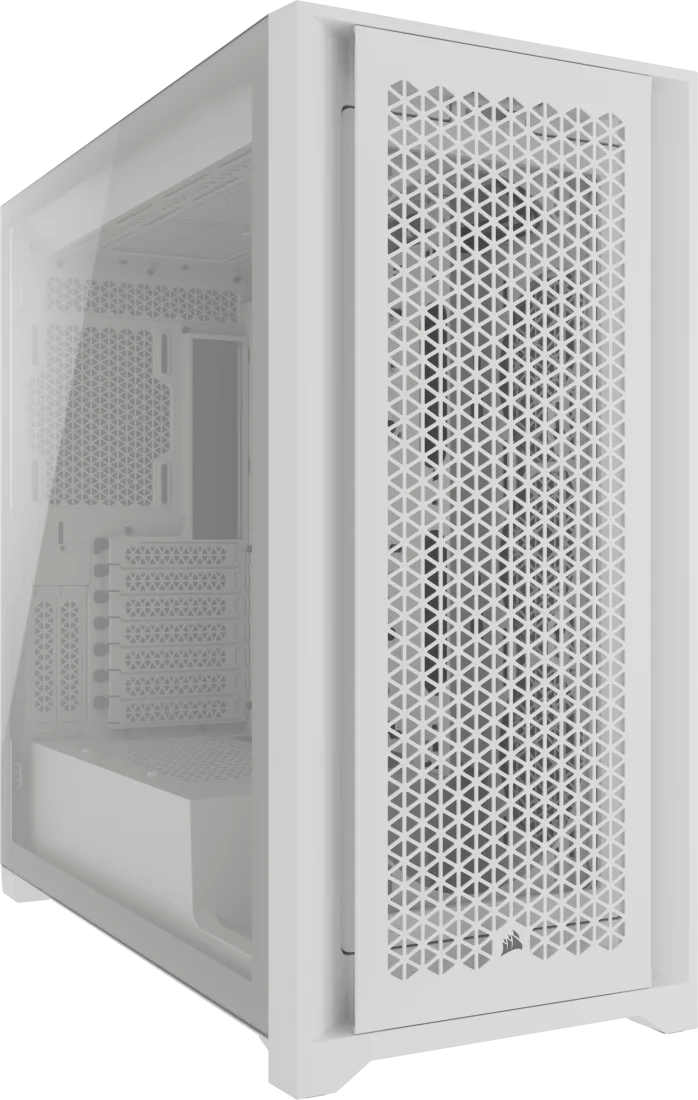 Корпус Corsair 5000D Core Airflow, Midi-Tower, без БП, белый