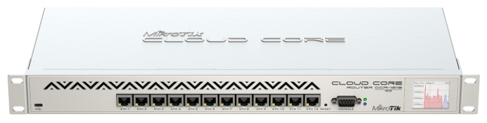 Маршрутизатор MikroTik Cloud Core Router CCR1016-12G
