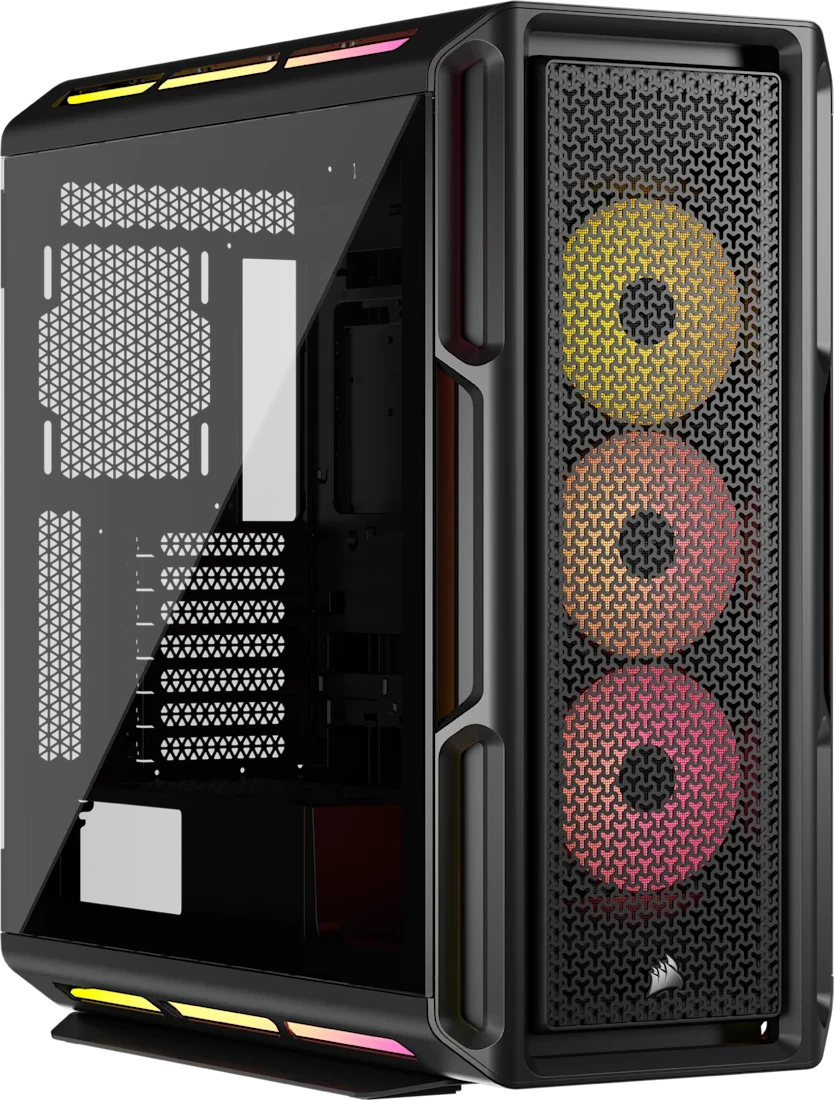 Корпус Corsair iCUE Link 5000T LX RGB, Midi-Tower, без БП, черный