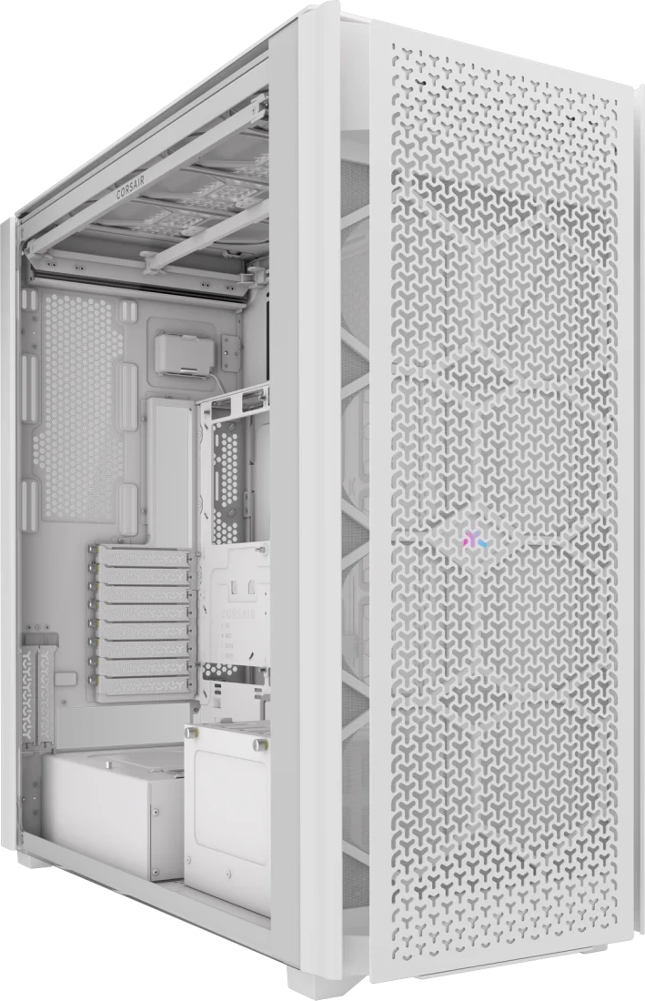 Корпус Corsair iCUE LINK 9000D Airflow, Full-Tower, без БП, белый