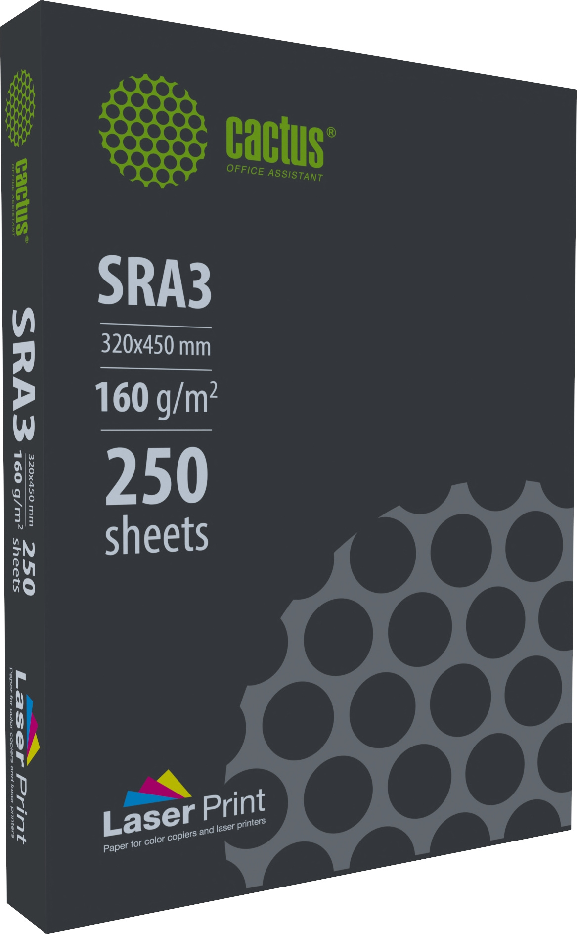 Бумага Cactus SRA3, 160 г/м², 250 листов