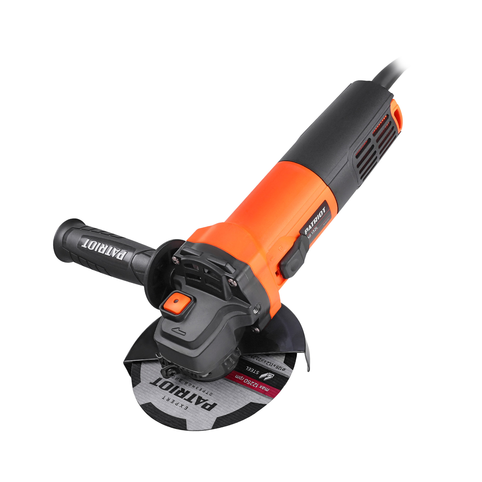 УШМ (болгарка) PATRIOT AG 132L, 750 Вт, 12.5 см