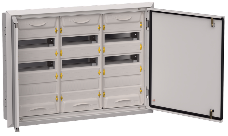 Корпус металлический 63 см x 13 см x 88.5 см, IP31, IEK ЩРв-108