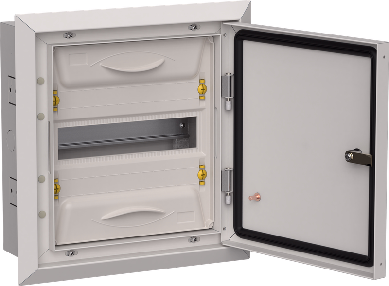 Корпус металлический 38 см x 13 см x 36.5 см, IP31, IEK ЩРв-12