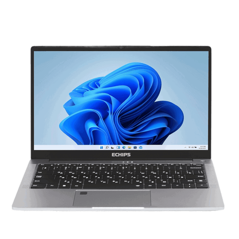 Ноутбук 14" ECHIPS Fusion, серебристый (NK14U5)