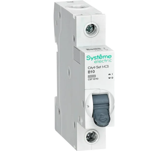 Выключатель автоматический Systeme Electric City9 Set 10А B 6 kA