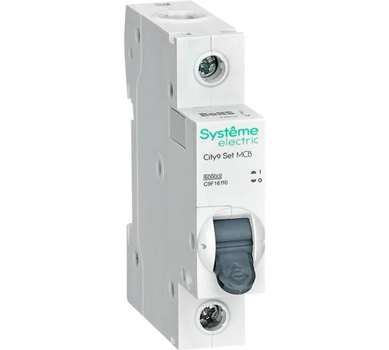 Выключатель автоматический Systeme Electric City9 Set 63А B 6 kA