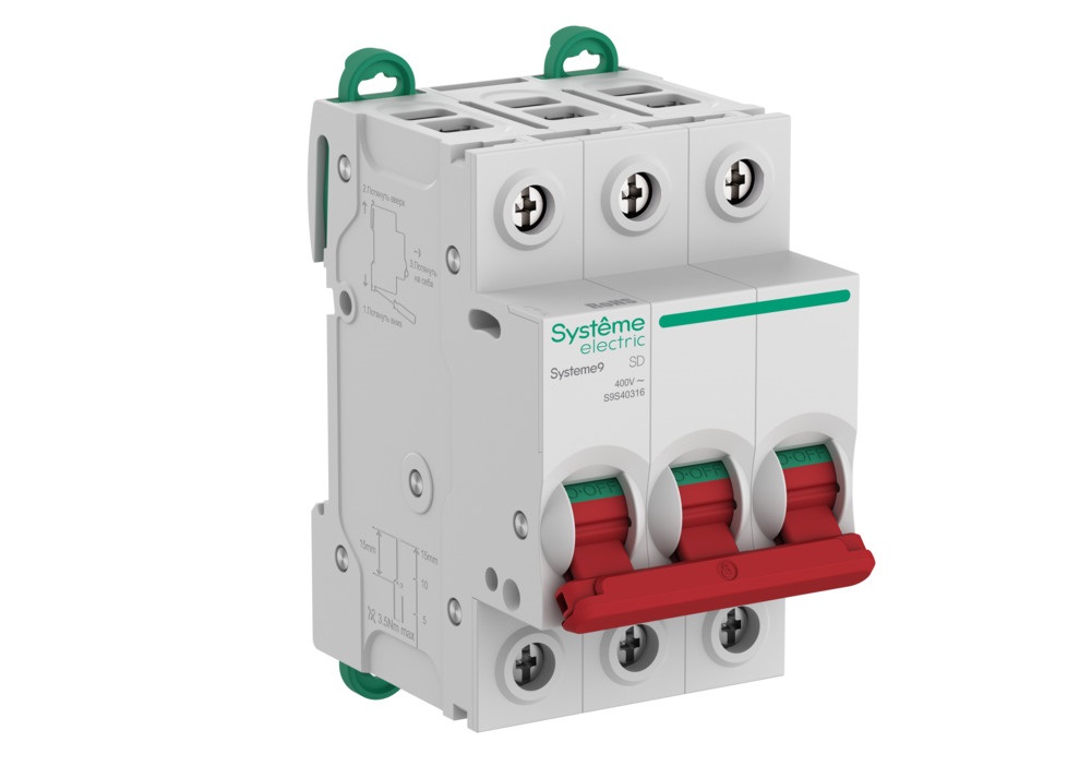 Выключатель автоматический Systeme Electric Systeme9 ВН 400В 40А
