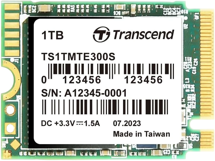 SSD Transcend 1Tb PCI-E 3.0 x4 (TS1TMTE300S)