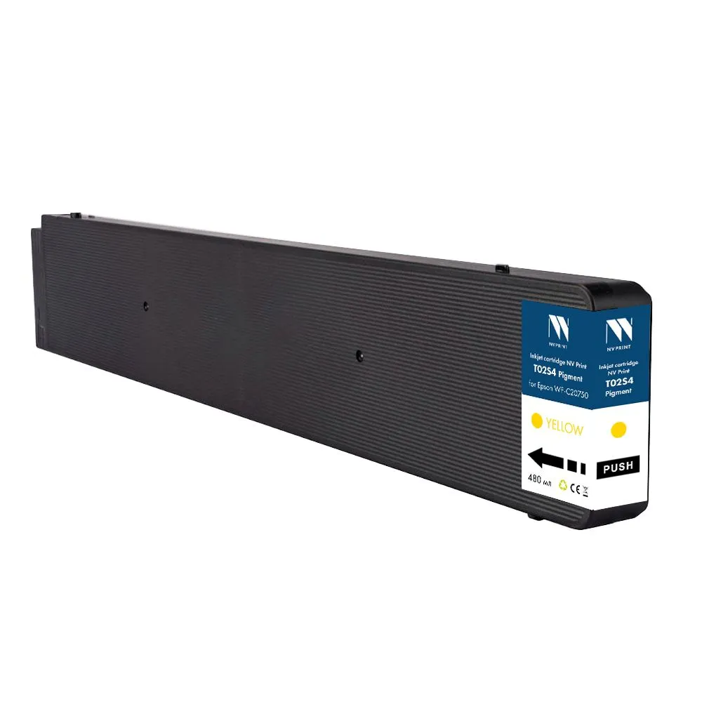 Картридж NV Print NV-C13T02S400, совместимый, желтый, 50000 страниц, для Epson