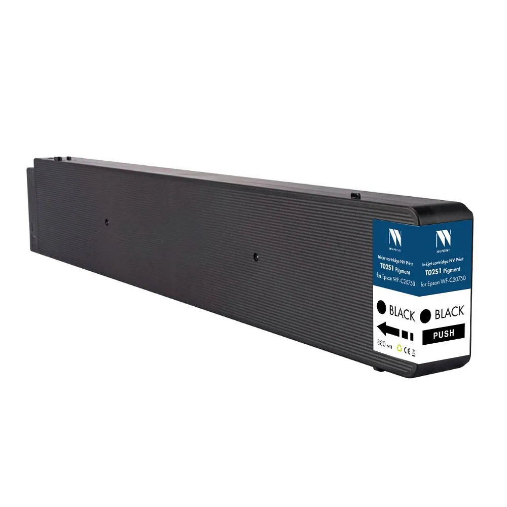 

Картридж струйный NV Print NV-C13T02S100 (T02S1/C13T02S100), черный, совместимый, 50000 страниц, 880 мл, для Epson WorkForce Enterprise WF-C20750/WF-C20750D4TW