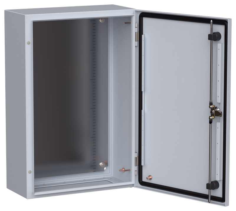 Корпус металлический 60 см x 20 см x 40 см, IP66, IEK ЩМП-60.40.20