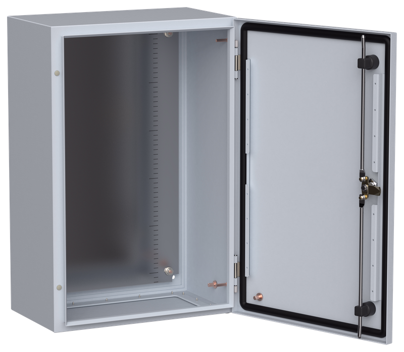 Корпус металлический 60 см x 25 см x 40 см, IP66, IEK ЩМП-60.40.25