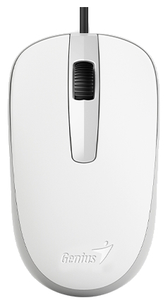Мышь проводная Genius DX-120 Elegant White USB, оптическая светодиодная, USB, белый