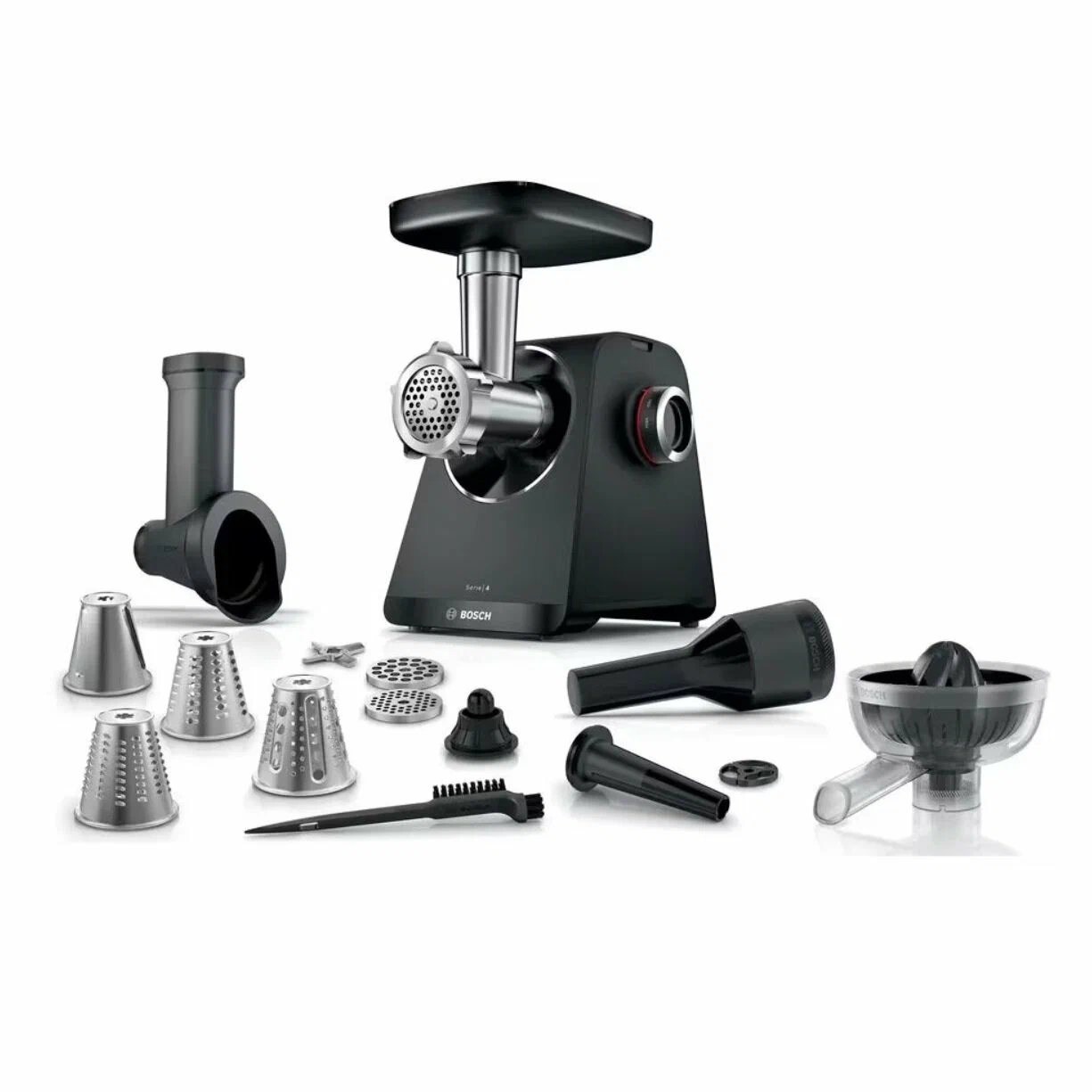 Электрическая мясорубка Bosch MFWS450B, 1.9 кВт, 2.5 кг/мин