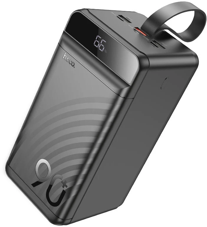 Портативный аккумулятор (Powerbank) Hoco J123D, 90000 мА·ч, черный