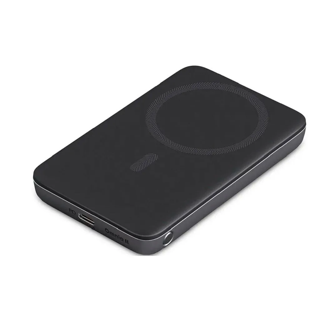 Портативный аккумулятор (Powerbank) Aukey Magnetic2 6700 Qi2, 6700 мА·ч, черный