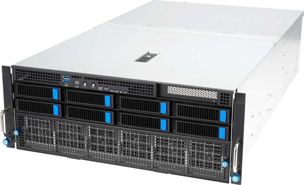 Серверная платформа ASUS ESC8000A-E12P, 2xSocket SP5, 24xDDR5, 1x3000 Вт 4U (90SF02H4-M00220)